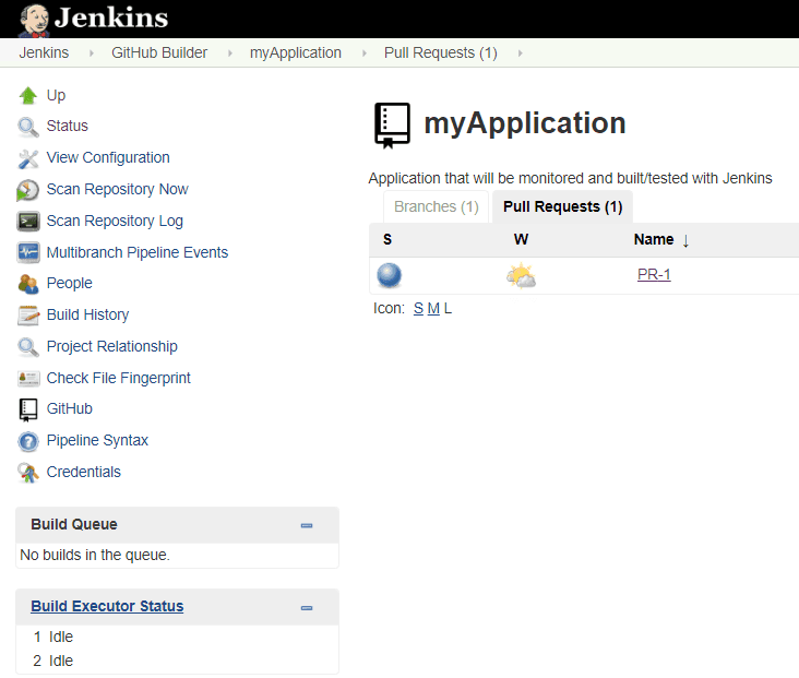 jenkins pr tab